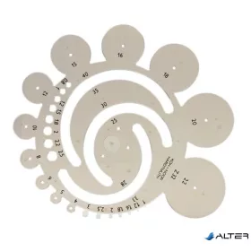 Radius sablon, műanyag, KOH-I-NOOR "z32"