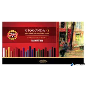   Pasztellkréta, kemény, KOH-I-NOOR "Gioconda 8116/48", 48 különböző szín