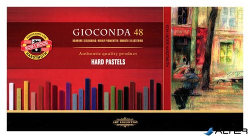 Olajpasztell kréta, KOH-I-NOOR "Gioconda 8116/48", 48 különböző szín