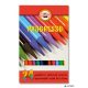Színes ceruza készlet, henger alakú, famentes, KOH-I-NOOR 'Progresso 8758/24', 24 különböző szín