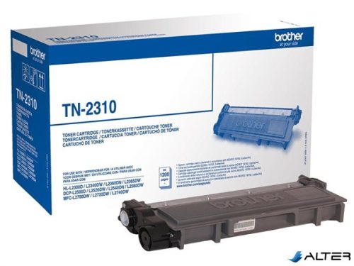 TN2310 Lézertoner HL L2300D, DCP L2500D nyomtatókhoz, BROTHER fekete, 1,2k