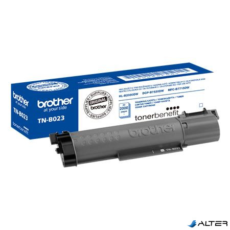 TNB023 Lézertoner HL-B2080DW, DCP-B7520DW, MFC-B7715DW nyomtatókhoz, BROTHER, fekete, 2k