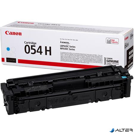 CRG-054H Lézertoner i-Sensys LBP621 623, MF641, 643 nyomtatókhoz, CANON, cián, 2,3k