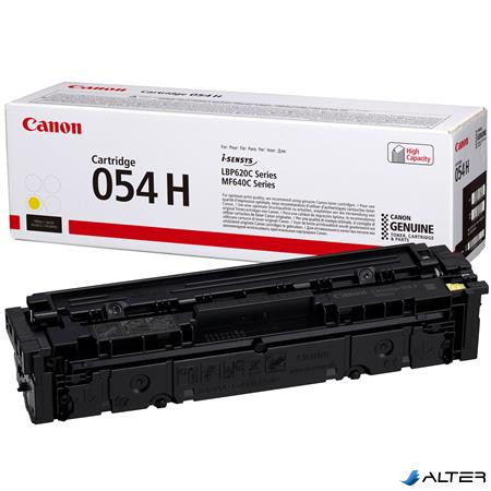 CRG-054H Lézertoner i-Sensys LBP621 623, MF641, 643 nyomtatókhoz, CANON, sárga, 2,3k