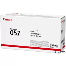   CRG-057 Lézertoner LBP 223DW, MF445DNWF nyomtatóhoz, CANON, fekete, 3,1k