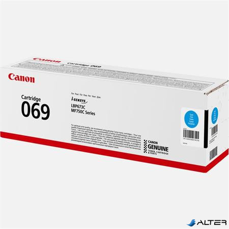 CRG-069 Lézertoner, i-SENSYS LBP 673Cdw nyomtatóhoz, CANON, cián, 1,9k