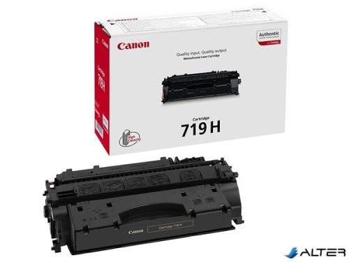 CRG-719H Lézertoner i-SENSYS LBP6300DN, 6650DN nyomtatókhoz, CANON fekete, 6,4k