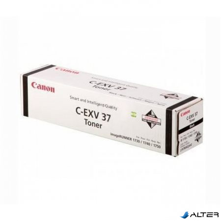 C-EXV37 Fénymásolótoner IR 1700 fénymásolóhoz, CANON fekete, 15,1k