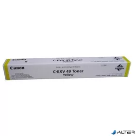   C-EXV49Y Lézertoner IR C250, C350, C351 nyomtatókhoz, CANON, sárga, 19k