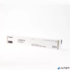   C-EXV51 Fénymásolótoner iRAC5535i fénymásolóhoz, CANON, fekete, 69k
