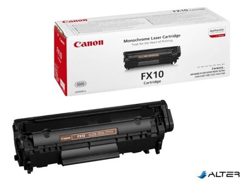 FX-10 Lézertoner i-SENSYS MF4010, 4120, 4140 nyomtatókhoz, CANON fekete, 2k