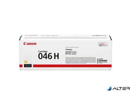 CRG-046HY Lézertoner, nagykapacitású, LBP654 nyomtatóhoz, CANON, sárga, 6,3k