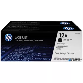 Q2612AD Lézertoner LaserJet 1010, 1015, 1018 nyomtatókhoz, HP fekete, 2*2k