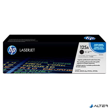 CB540A Lézertoner ColorLaserJet CM1300, CP1210 nyomtatókhoz, HP 125A fekete, 2,2k