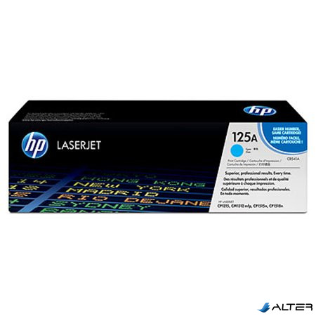CB541A Lézertoner ColorLaserJet CM1300, CP1210 nyomtatókhoz, HP 125A kék, 1,4k