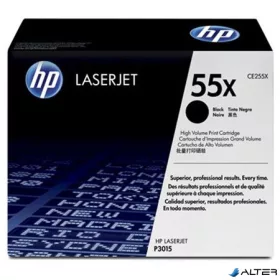 CE255X Lézertoner LaserJet P3015 nyomtatóhoz, HP fekete, 12,5k