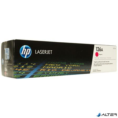 CE313A Lézertoner ColorLaserJet Pro CP1025 nyomtatóhoz, HP 126A vörös, 1k