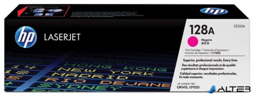 CE323A Lézertoner Color LaserJet Pro CM1415, CP1525N nyomtatókhoz, HP 128A vörös, 1,3K