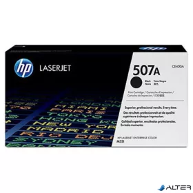   CE400A Lézertoner LaserJet M551 nyomtatóhoz, HP 507A, fekete, 5,5k
