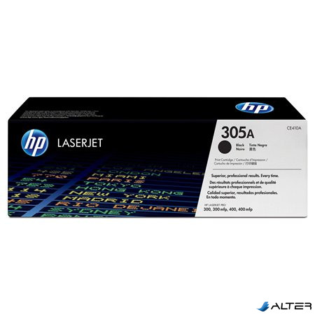 CE410A Lézertoner LaserJet Pro 300 MFP M375 nyomtatóhoz, HP 305A fekete, 2,2k
