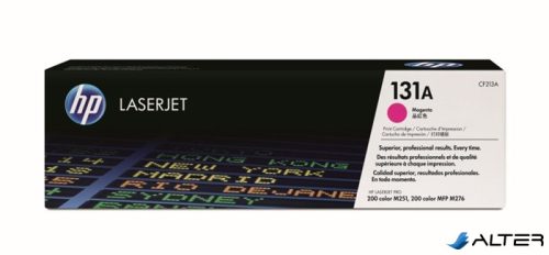 CF213A Lézertoner LaserJet Pro 200 M276N nyomtatóhoz, HP 131A vörös, 1,8k