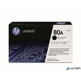   CF280A Lézertoner LaserJet Pro 400 M401 sorozat, M425 nyomtatókhoz, HP 80A, fekete, 2,7k