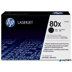 CF280X Lézertoner LaserJet Pro 400 M401 sorozat, M425 nyomtatókhoz, HP fekete, 6,9k