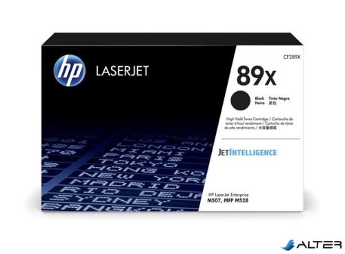 CF289X Lézertoner Enterprise M507, MFP M528 nyomtatókhoz, HP 89X, fekete, 10k