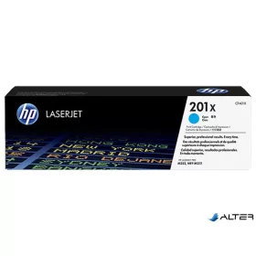   CF401X Lézertoner Color LaserJet Pro M252,M277 nyomtatóhoz, HP 201X, cián, 2,3k