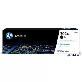   CF540X Lézertoner HP ColorLaserJet Pro MFP M280nw, MFP M281fdn, MFP M281fdw nyomtatókhoz, HP 203X, fekete, 3,2k
