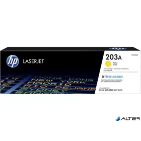   CF542A Lézertoner HP ColorLaserJet Pro MFP M280nw, MFP M281fdn, MFP M281fdw nyomtatókhoz, HP 203A, sárga, 1,3k