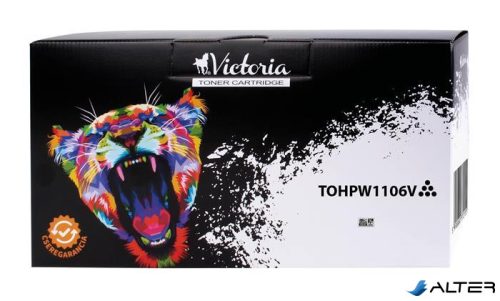 W1106A Lézertoner Laser MFP 135, 137 nyomtatókhoz, VICTORIA TECHNOLOGY 106A, fekete, 1k