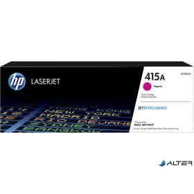   W2033A Lézertoner Color LaserJet Pro M454, MFP M479 nyomtatókhoz, HP 415A, magenta, 2,1k