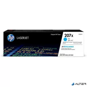   W2211X Lézertoner Color LaserJet Pro M182N, M183FW nyomtatókhoz, HP 207X, cián, 2,45k