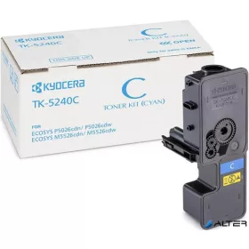 TK5240 Lézertoner M5526CDN, 5526CDW, P5026CDN, 5026CDW nyomtatókhoz, KYOCERA kék, 3k