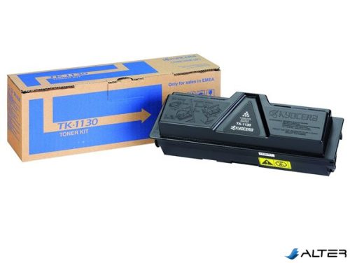 TK1130 Lézertoner FS 1030mfp, 11130mfp nyomtatókhoz, KYOCERA fekete, 3k