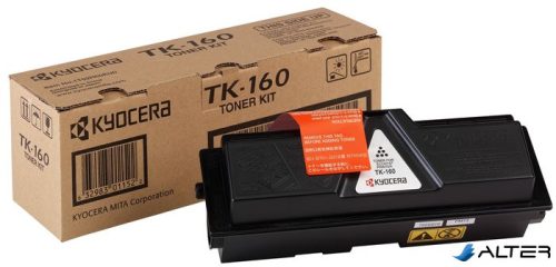 TK160 Lézertoner FS 1120D nyomtatóhoz, KYOCERA fekete, 2,5k