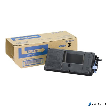 TK3110 Lézertoner FS 4100DN nyomtatóhoz, KYOCERA fekete, 15,5k