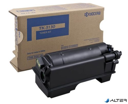 TK3130 Lézertoner FS 4200DN, 4300DN nyomtatókhoz, KYOCERA fekete, 25k