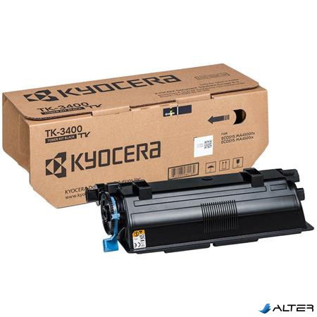 TK3400 Lézertoner ECOSYS MA4500fx, MA4500x, PA4500x nyomtatókhoz, KYOCERA, fekete, 12,5K