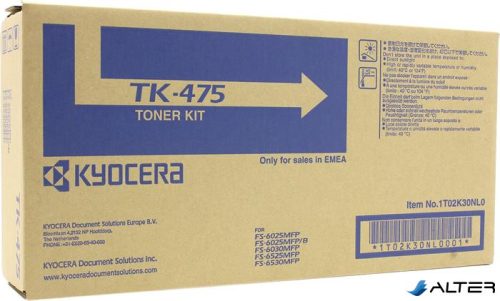 TK475 Lézertoner FS 6025MFP, 6030MFP nyomtatókhoz, KYOCERA, fekete, 15k