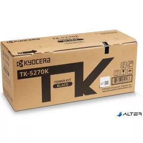   TK5270K Lézertoner ECOSYS M6230cidn, P6230cdn nyomtatókhoz, KYOCERA, fekete, 8K