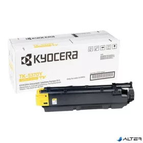   TK5370Y Lézertoner ECOSYS MA3500cifx, MA3500cix nyomtatókhoz, KYOCERA, sárga, 5K