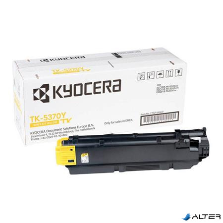 TK5370Y Lézertoner ECOSYS MA3500cifx, MA3500cix nyomtatókhoz, KYOCERA, sárga, 5K