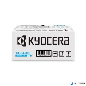   TK5450C Lézertoner ECOSYS MA2600cfx, PA2600cwx nyomtatókhoz, KYOCERA, cián, 3,2K