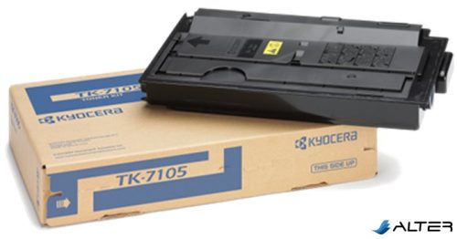 TK7105 Lézertoner TaskAlfa 3010i nyomtatóhoz, KYOCERA fekete, 24k
