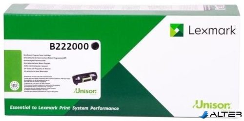 58D2U0E Lézertoner, MS725/823/4/5/6/MX722/5/822/4/6 nyomtatóhoz, LEXMARK, fekete, 55 k