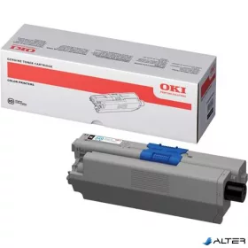 44469803 Lézertoner C310, 330, 510, 530 nyomtatókhoz, OKI fekete, 3,5k