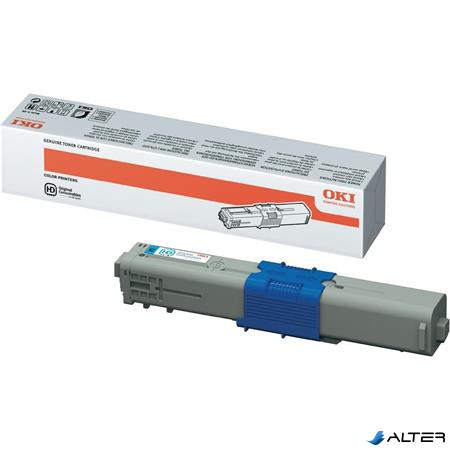 44469706 Lézertoner C310, 330, 510, 530 nyomtatókhoz, OKI kék, 2k