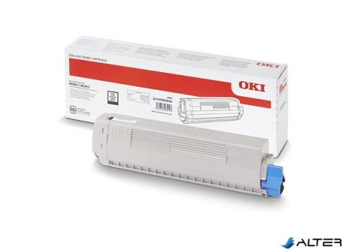 45862840 Lézertoner, MC853/MC873 nyomtatókhoz, OKI, fekete, 7k